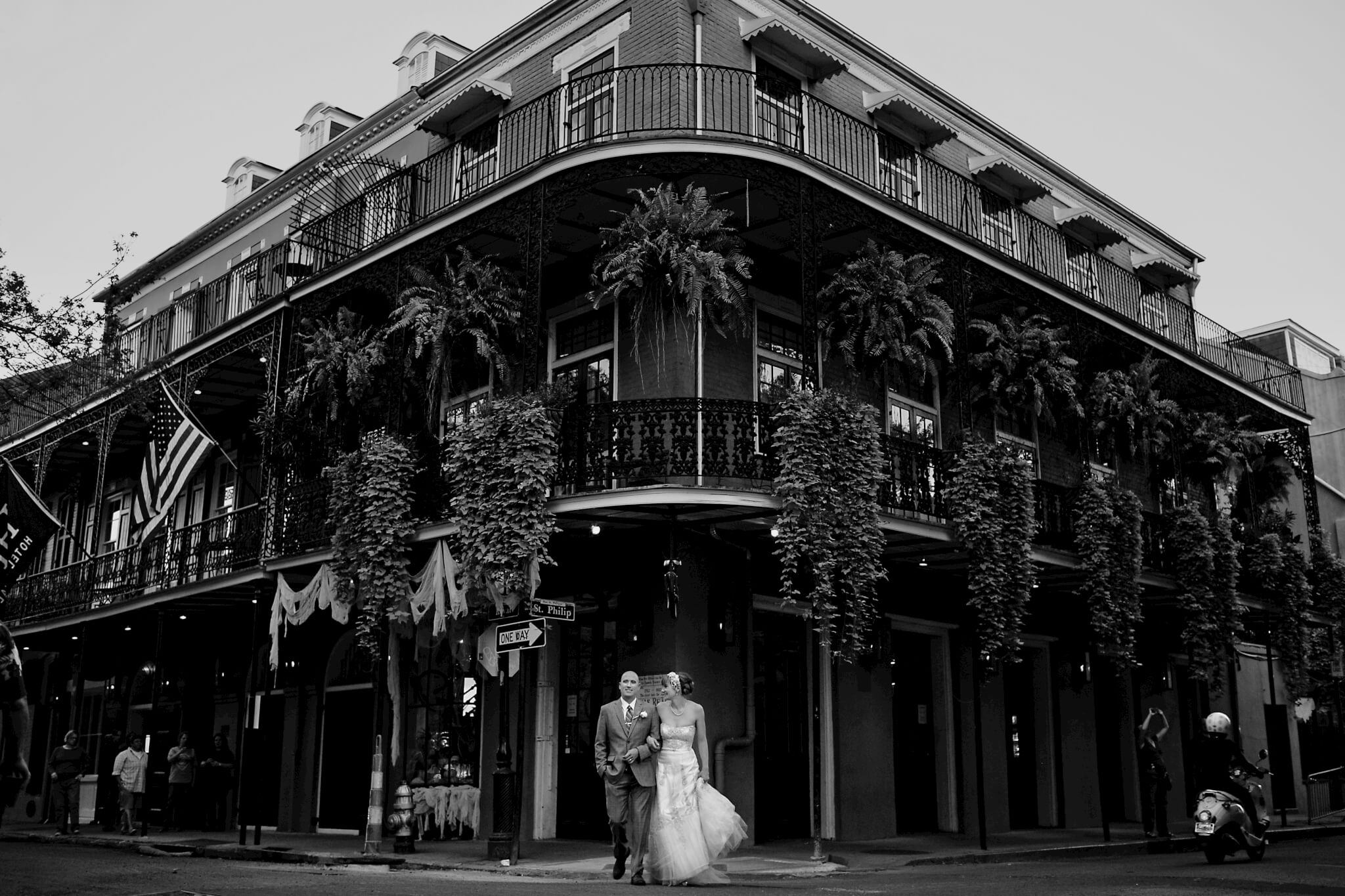 bride groom portrait New Orleans