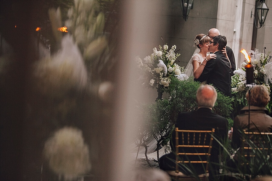 first kiss wedding ceremony new orleans