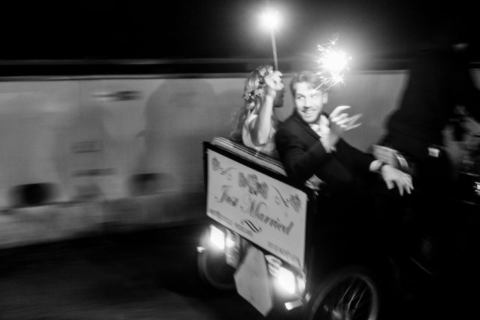 bride groom pedi cab