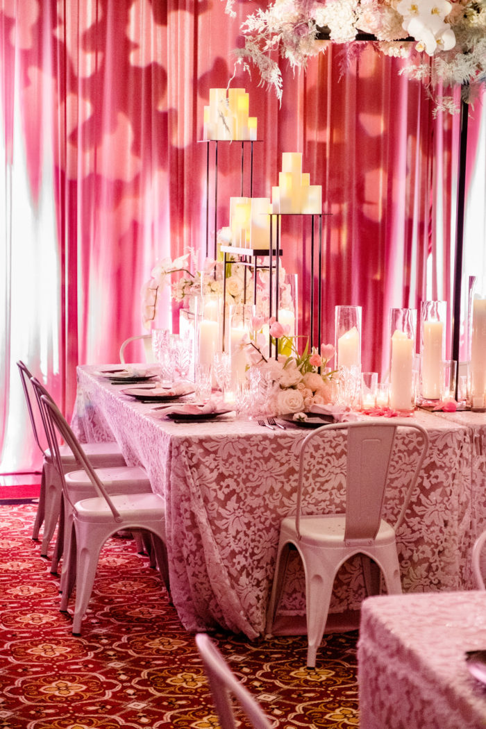 The Driskill decorations wedding