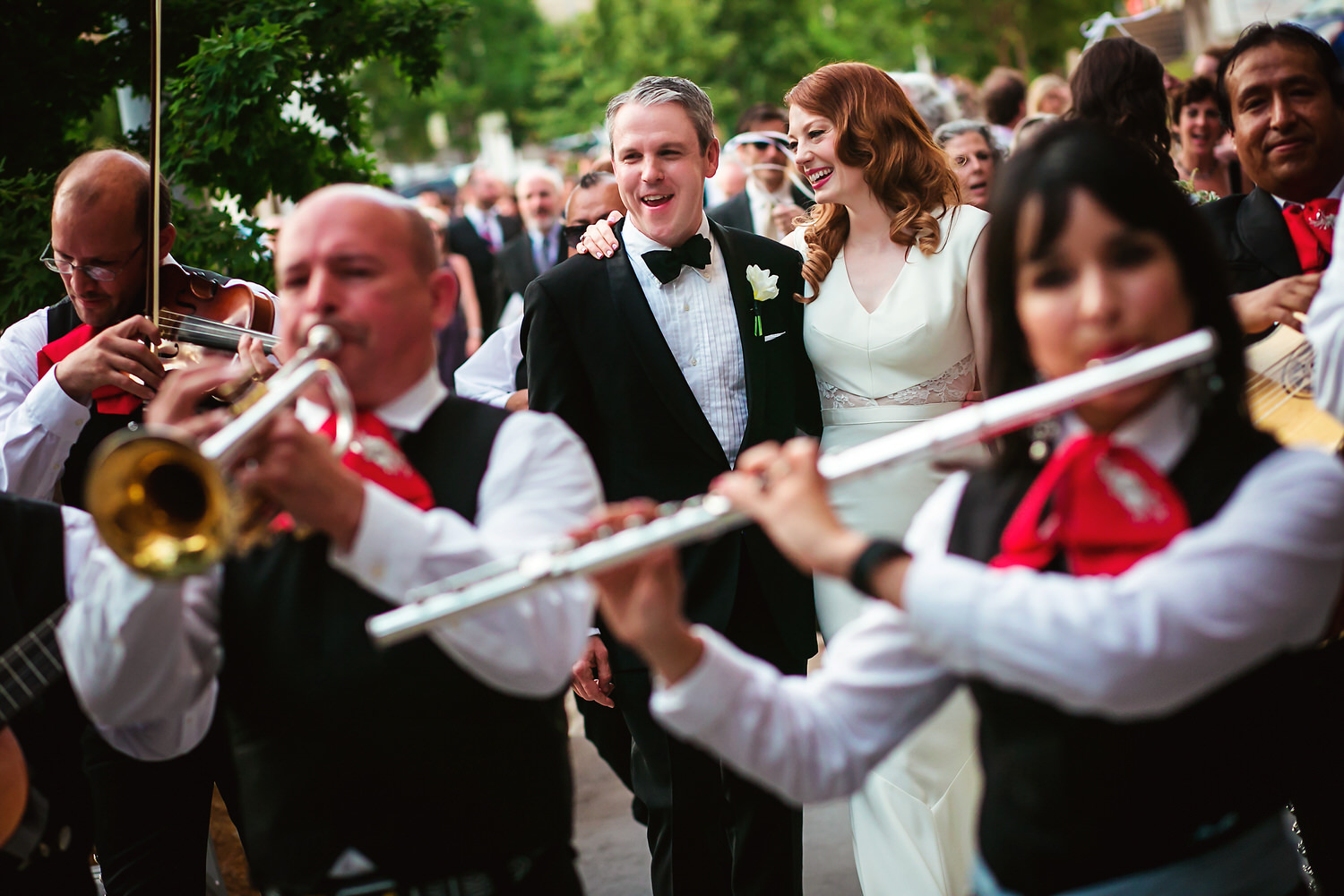 marching band wedding