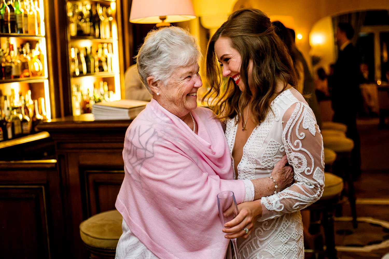 grandma with bride Belmond Hotel Caruso