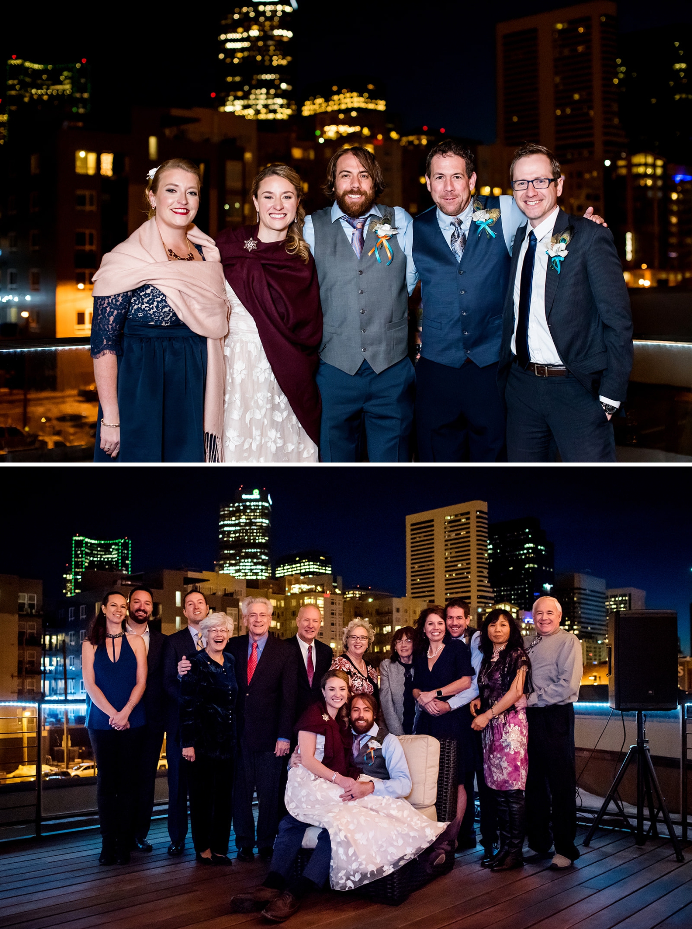 Relaxed and intimate wedding in Downtown Denver 