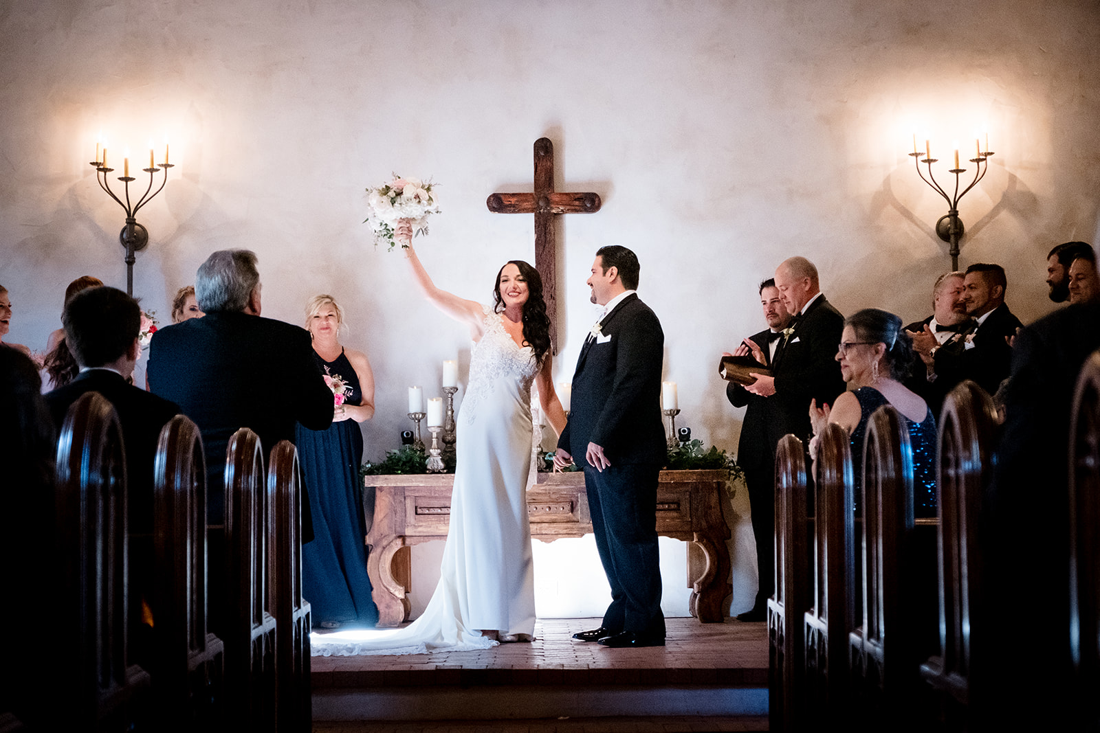 Wedding ceremony at Lost Mission