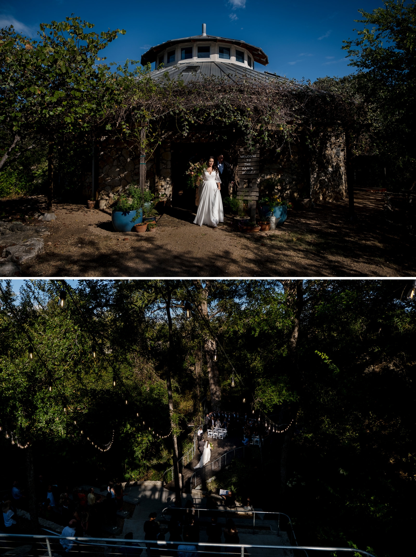Outdoor wedding at Cypress Valley